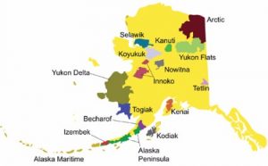 Map of Alaska’s 16 National Wildlife Refuges – Friends of Alaska ...